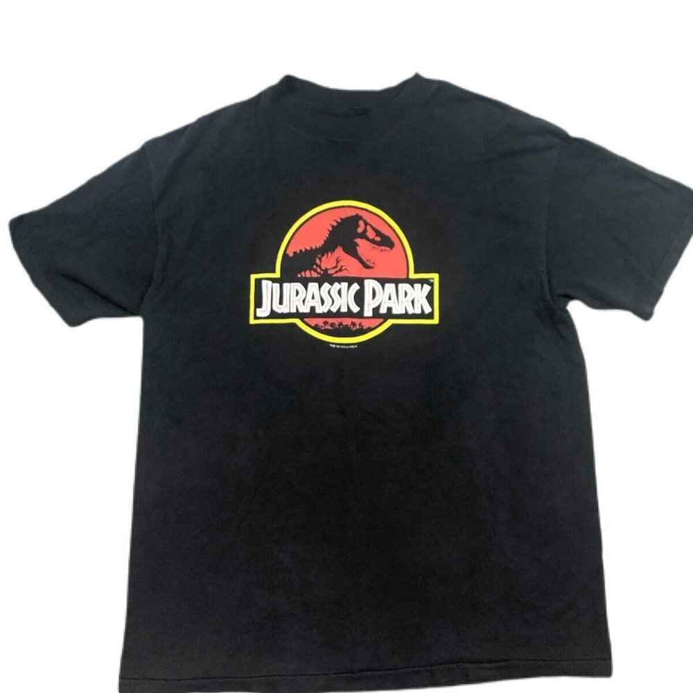 Jurassic Park 1992 Retro Movie Promo Graphic T-Shirt